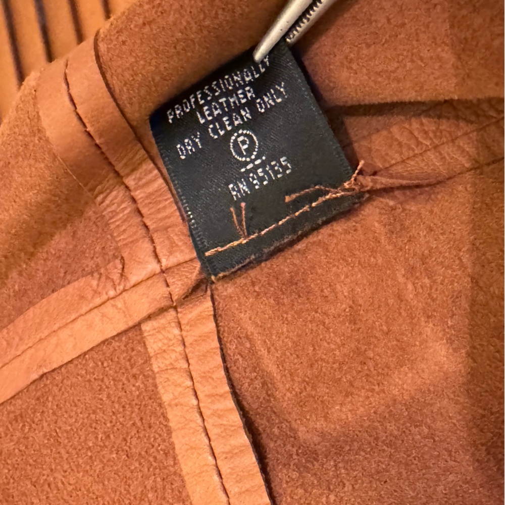 Lafayette 148 New York Tan Lambskin Leather Jacket   Sz 6 - Picture 7 of 11